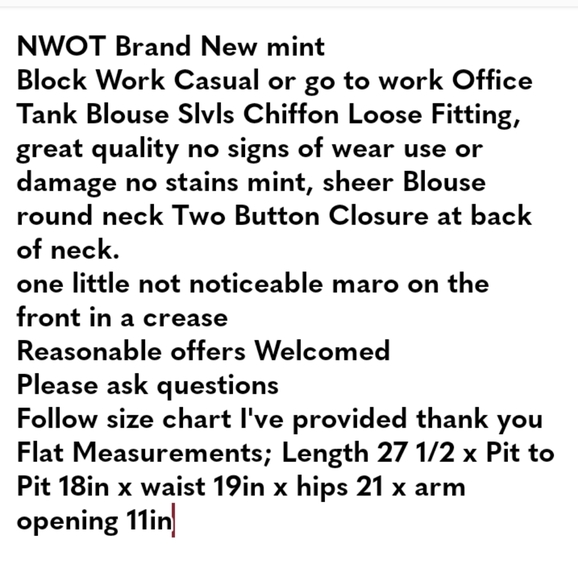 Slvls RoundNeck Woven Chiffon Blouse Black White - Picture 14 of 14